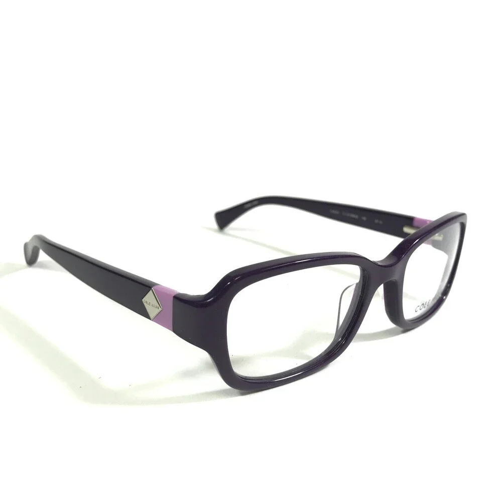 Cole Haan Eyeglasses Frames CH5004 513 PURPLE Square Full Rim 50-17-135
